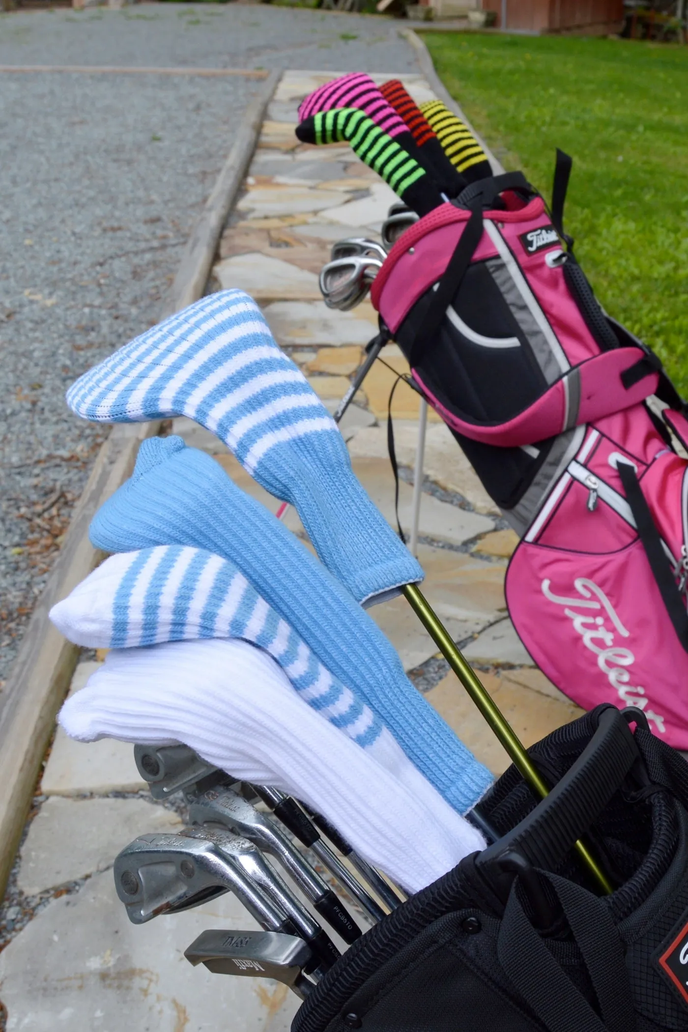 Silver Club Sock Golf Headcover