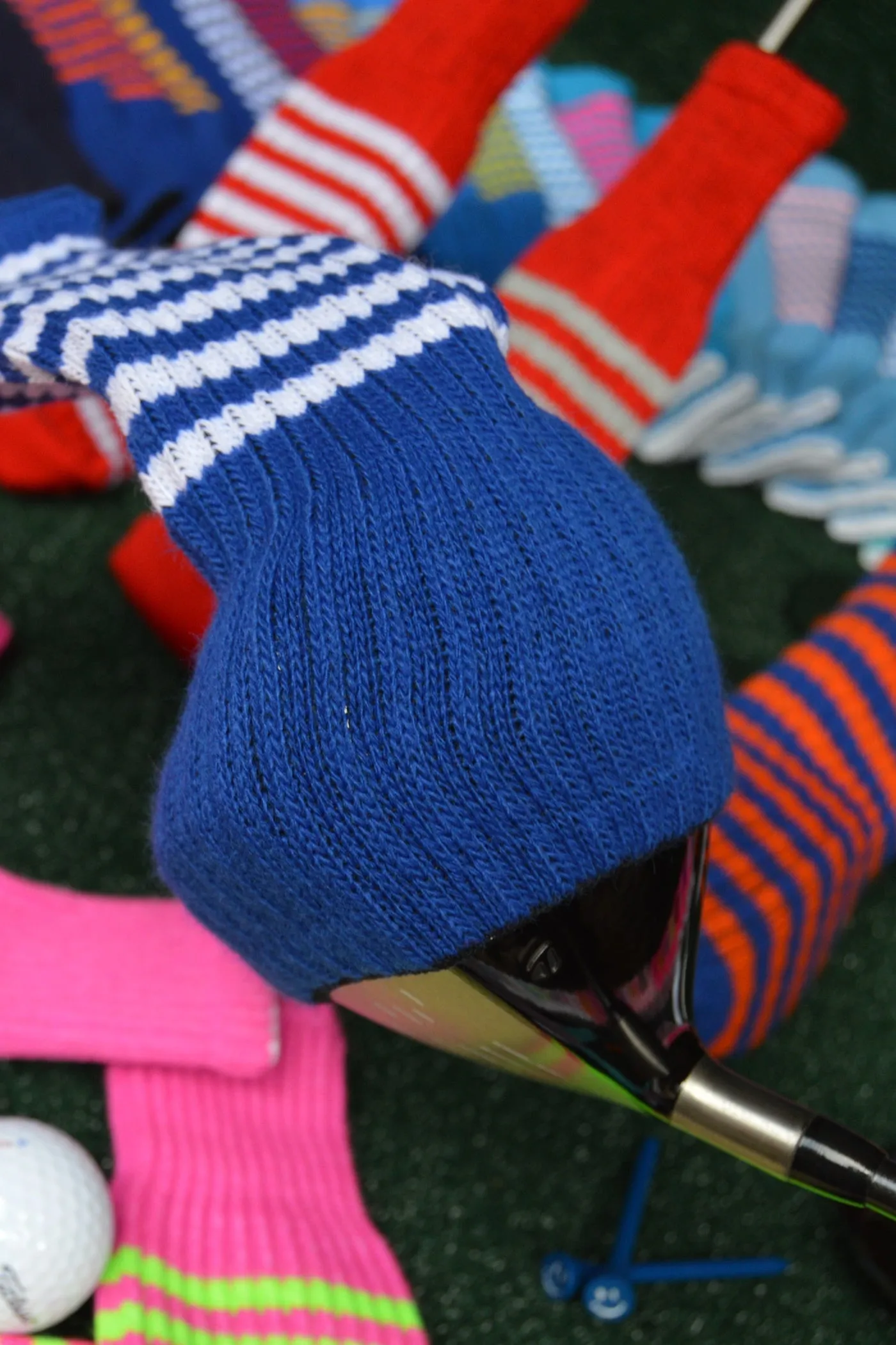 Silver Club Sock Golf Headcover