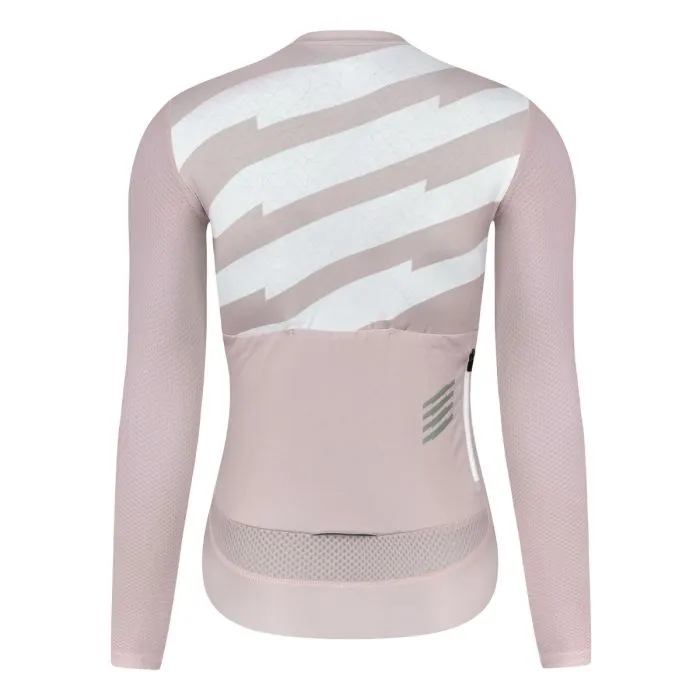 SKULL MONTON WOMENS LONG SLEEVE CYCLING JERSEY HOLIDAY III LOTUS PINK