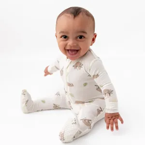 Sloth Zippered Footie