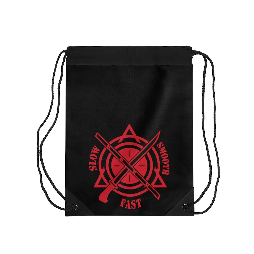 Slow, Smooth & Fast - Drawstring Bag