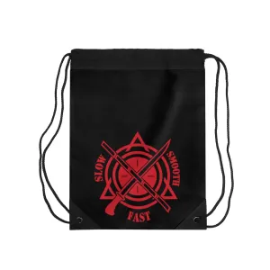 Slow, Smooth & Fast - Drawstring Bag