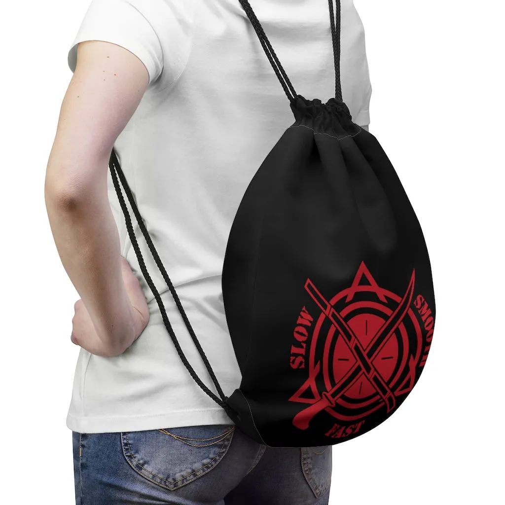 Slow, Smooth & Fast - Drawstring Bag