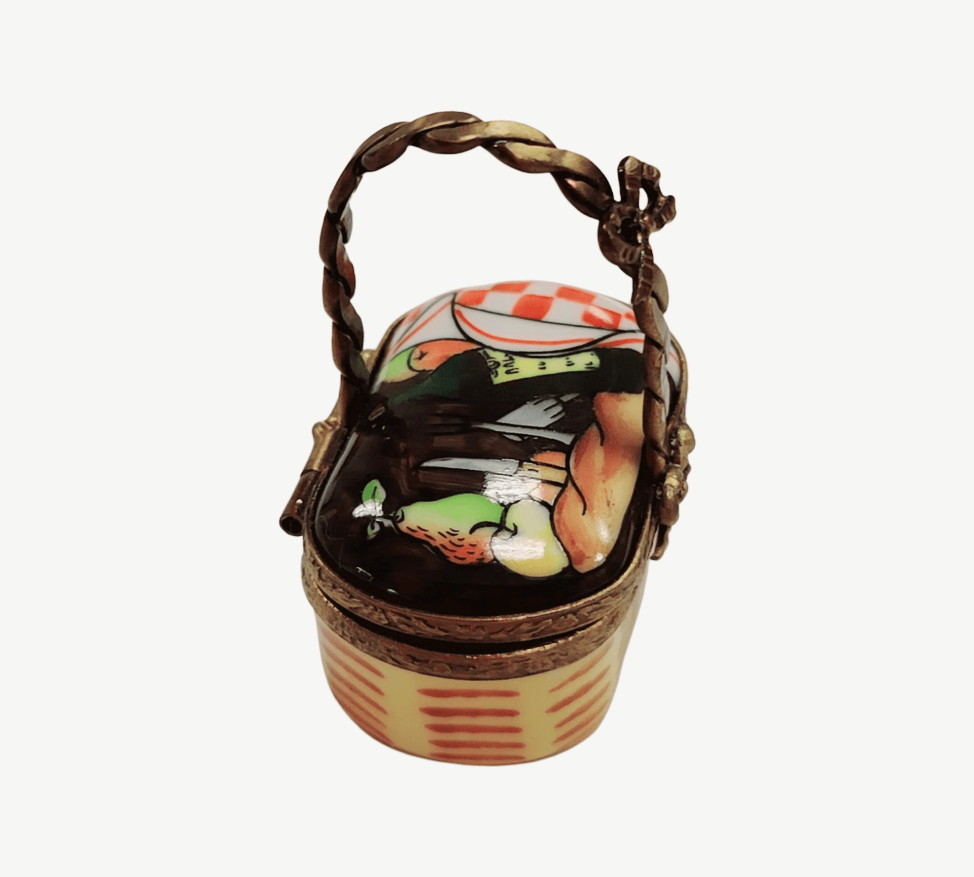 Small Vintage Picnic Basket
