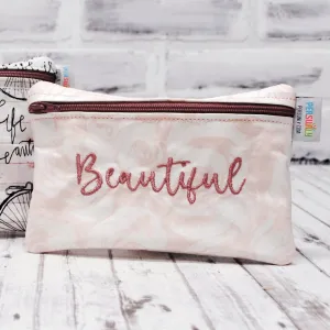Soft Rose Small Personalized Reusable Food Bag