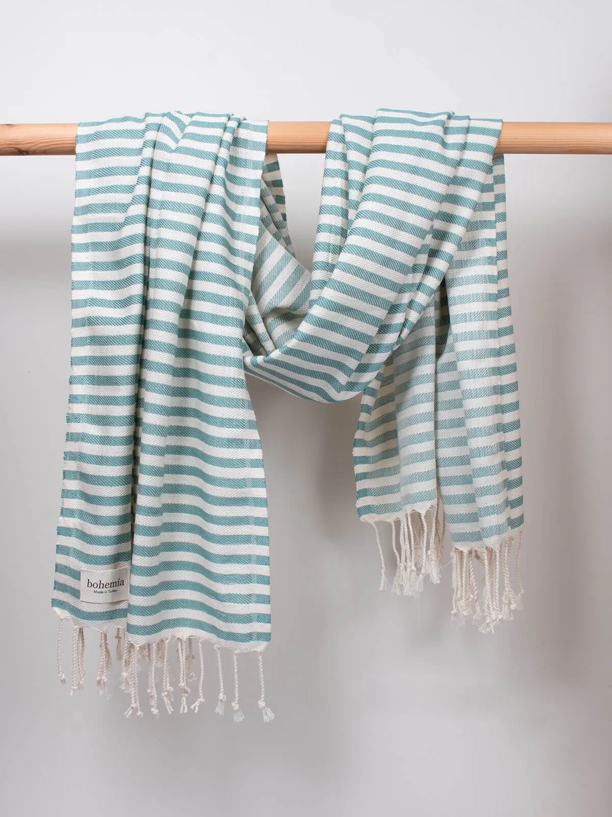 Sorrento Hammam Towel, Grey Green