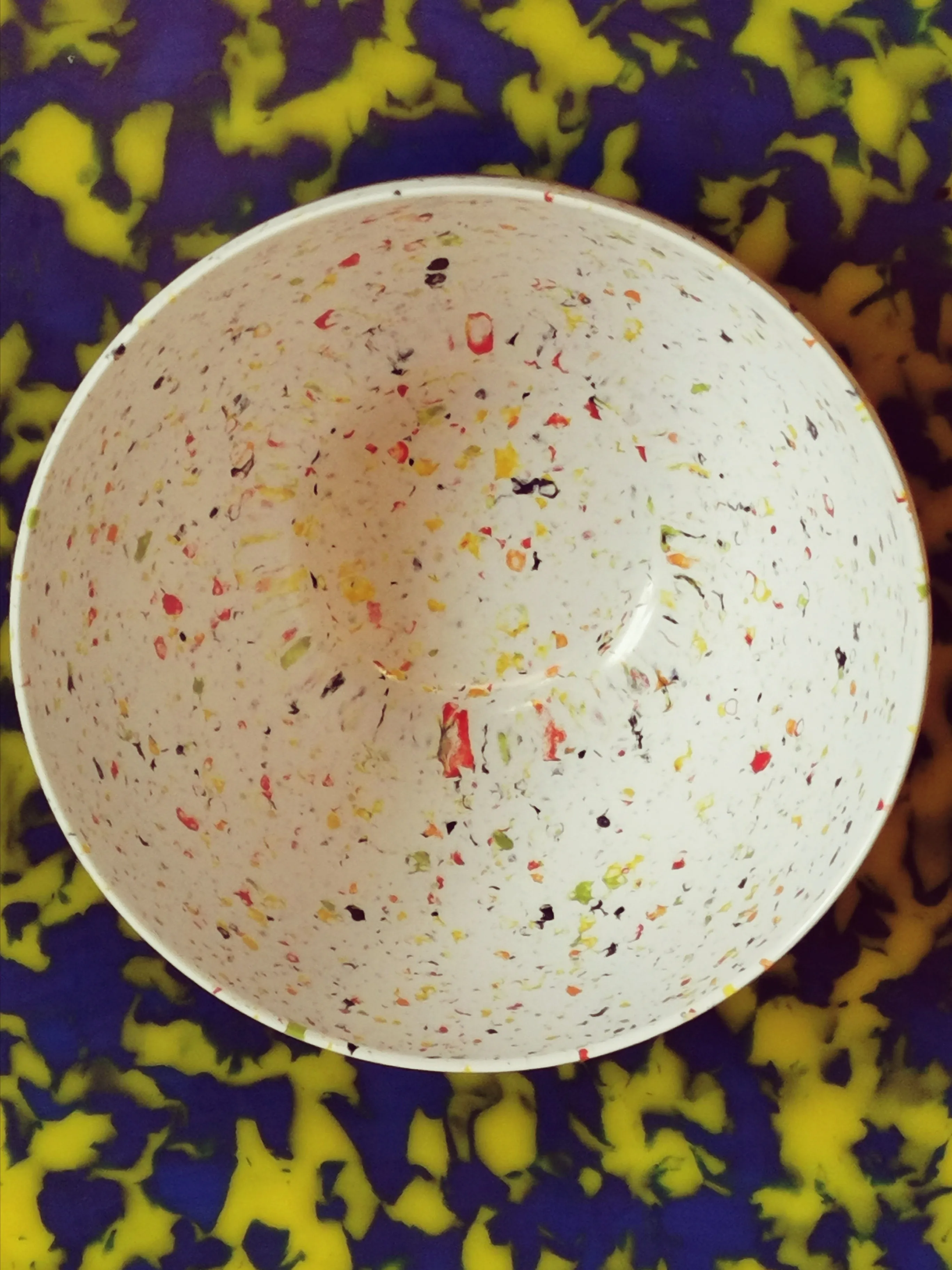 Speckled terrazzo melamine
