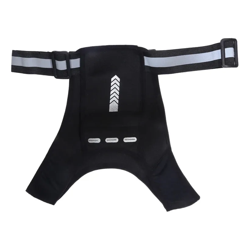 Sports Fitness Vest with Water Bottle Holder & Reflective Breathable Chest Bag | Jellajelly.com
