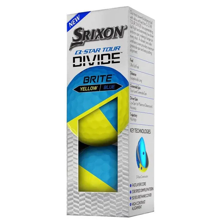 Srixon Q Star Tour Divide Golf Balls