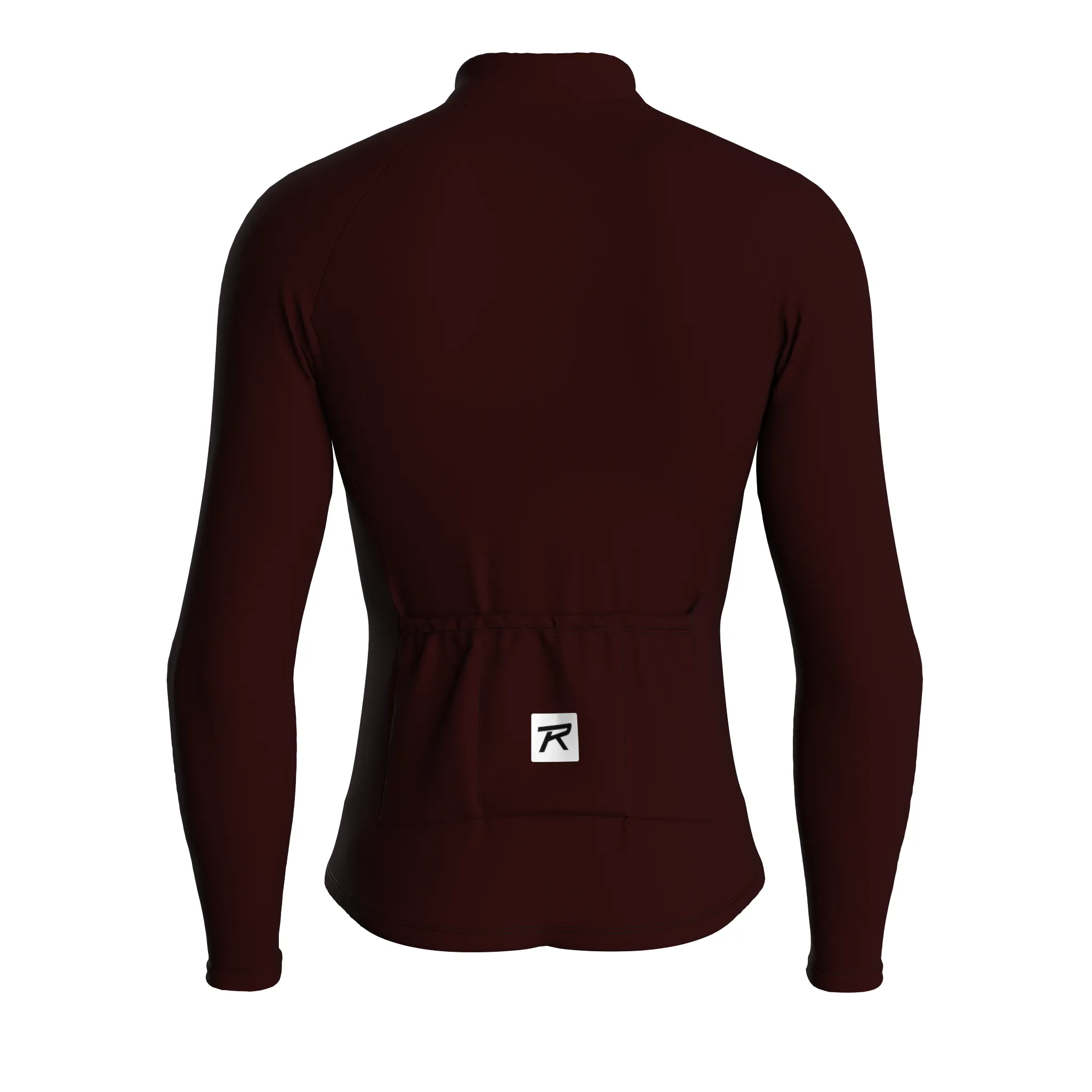 Stellar Grid | Dark Red Male Long Sleeves Jersey