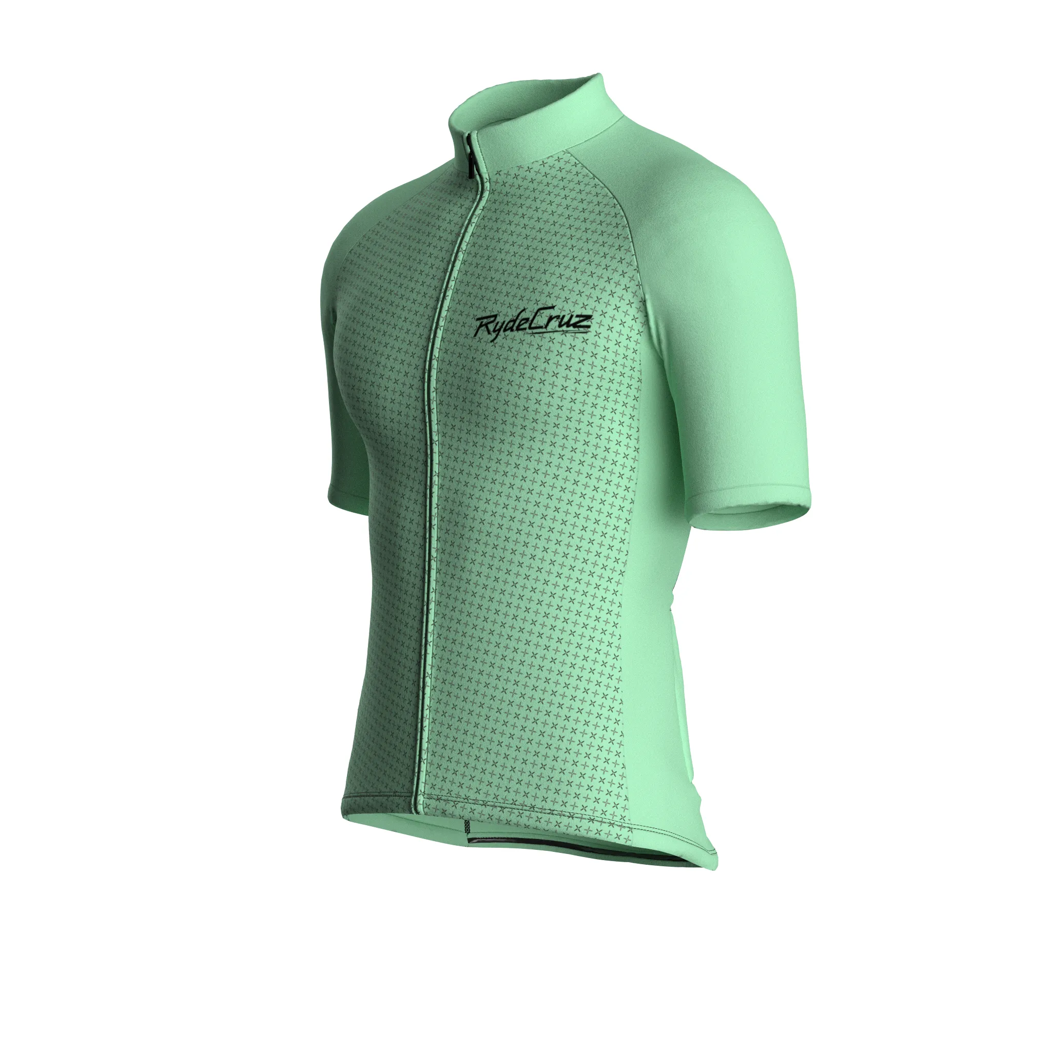 Stellar Grid | Seafoam Green Male Short Sleeves Jersey