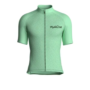 Stellar Grid | Seafoam Green Male Short Sleeves Jersey