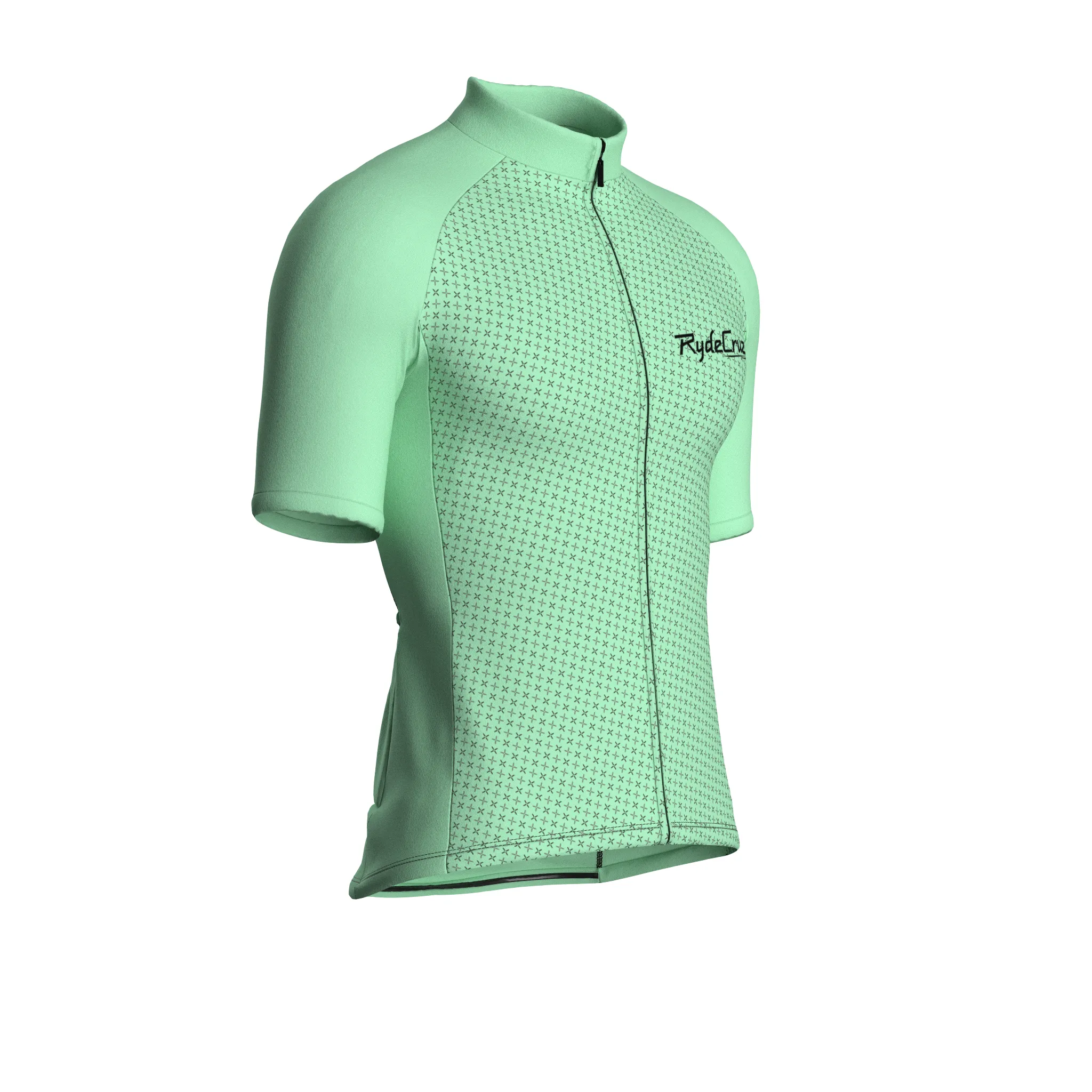 Stellar Grid | Seafoam Green Male Short Sleeves Jersey
