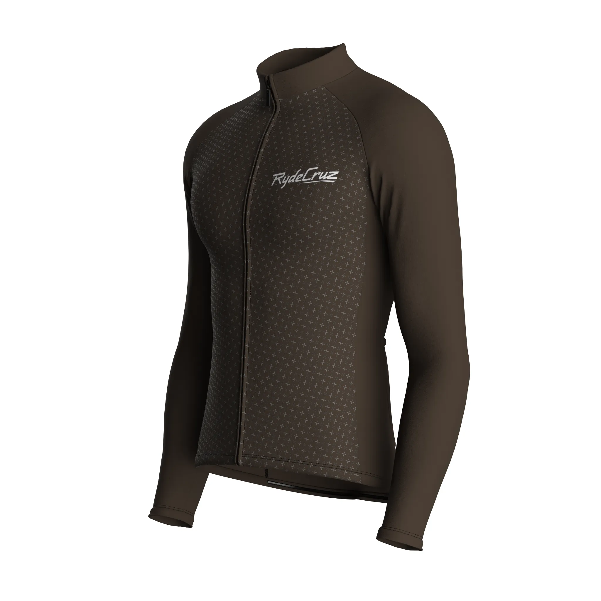 Stellar Grid | Taupe Male Long Sleeves Jersey