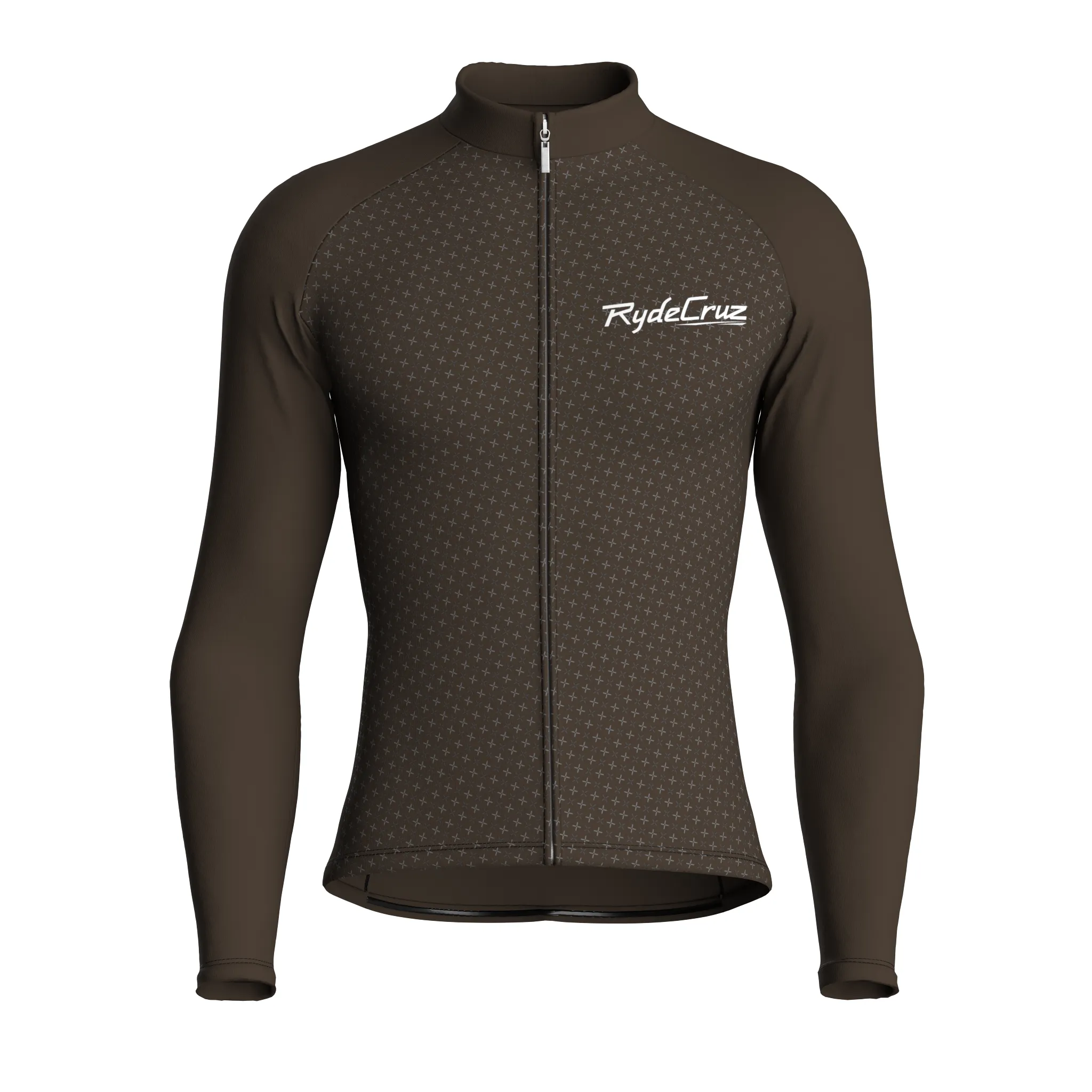 Stellar Grid | Taupe Male Long Sleeves Jersey
