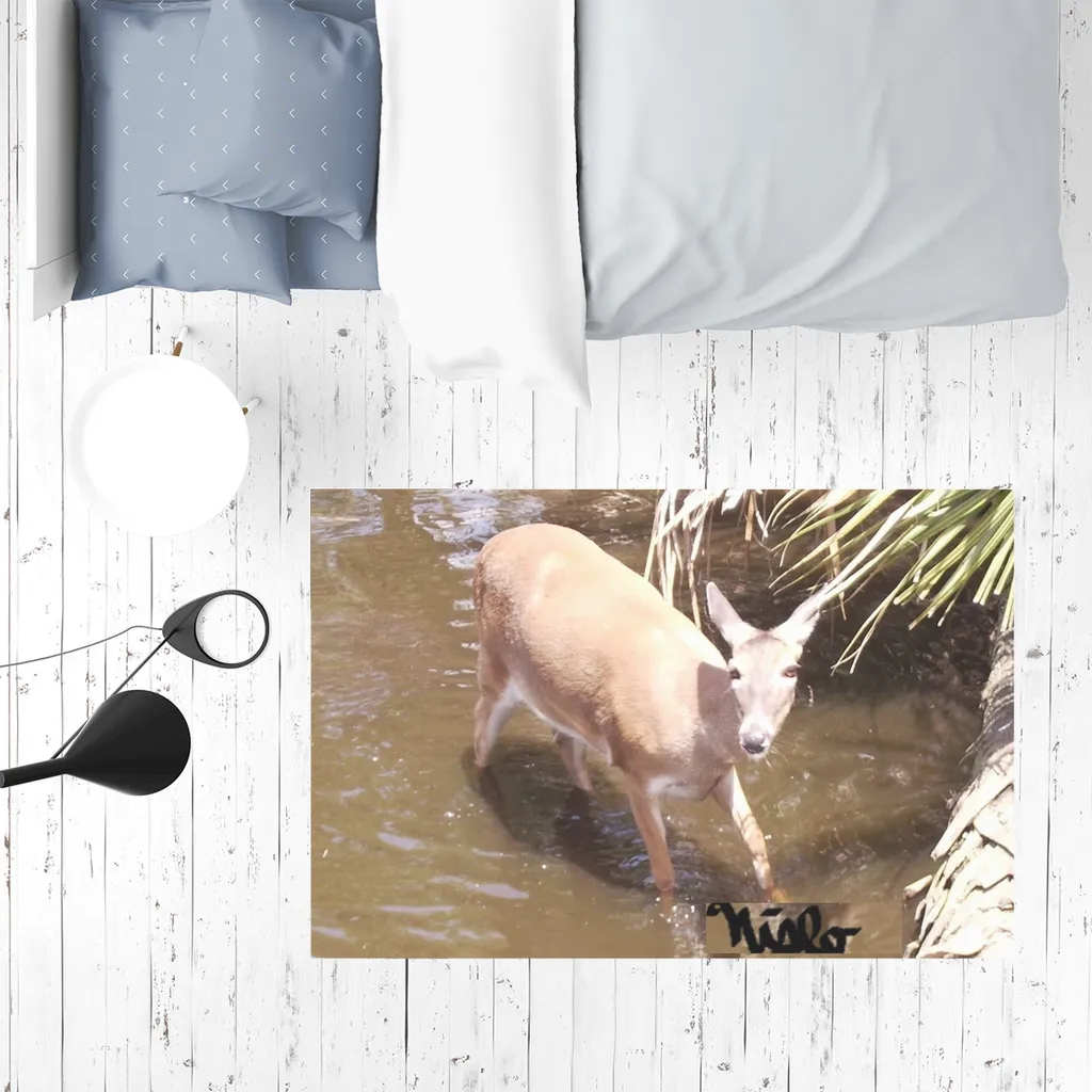 Sublimation Mat / Carpet / Rug / Play Mat / Pet Feeding Mat - Daisy the Deer Collection