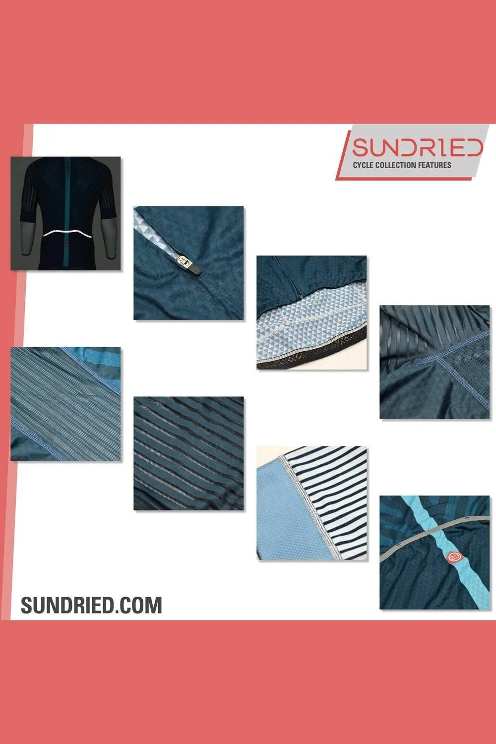 Sundried Cadence Men's Short Sleeve Cycle Jersey