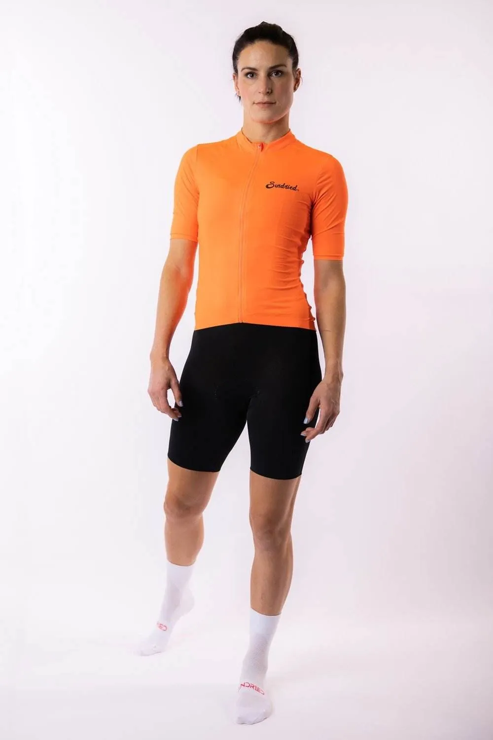 Sundried Sport Pianura Women's Orange Short Sleeve Cycle Jersey