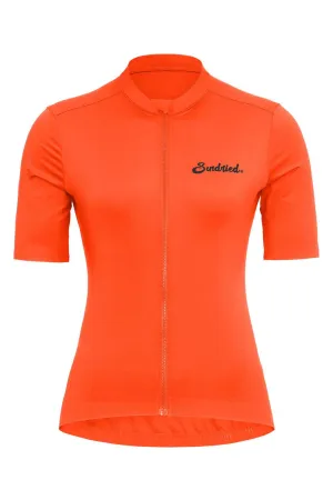 Sundried Sport Pianura Women's Orange Short Sleeve Cycle Jersey