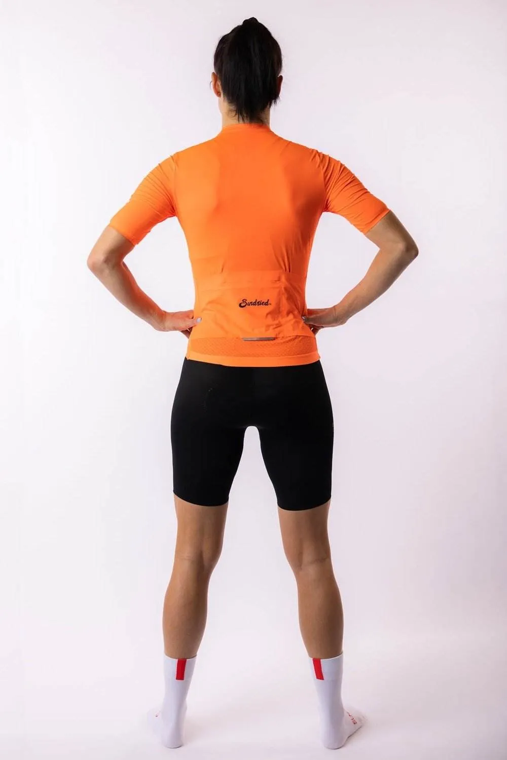 Sundried Sport Pianura Women's Orange Short Sleeve Cycle Jersey