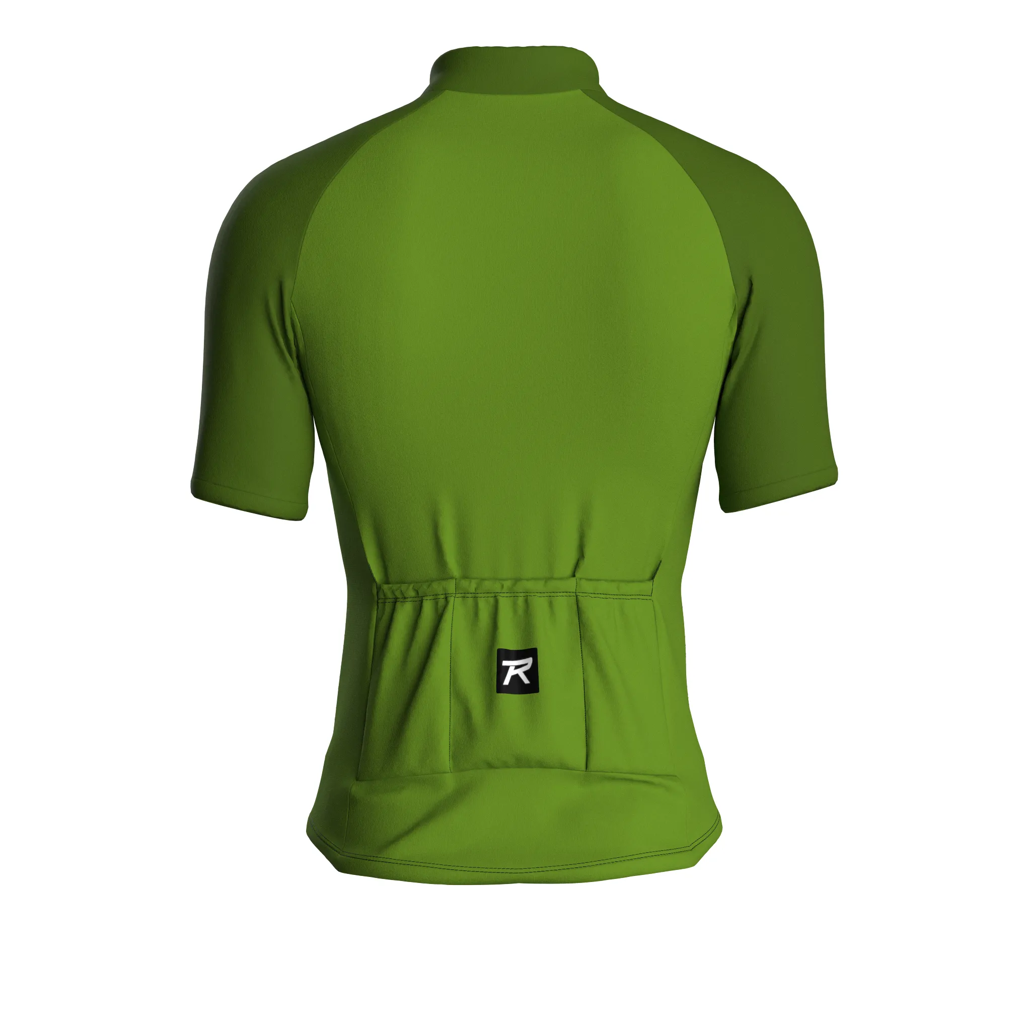 Swift Grid | Khaki Green Male Short Sleeves Jersey