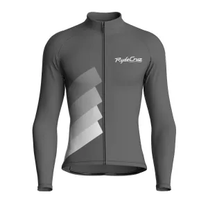 Synth Wave | Ash Gray Male Long Sleeves Jersey
