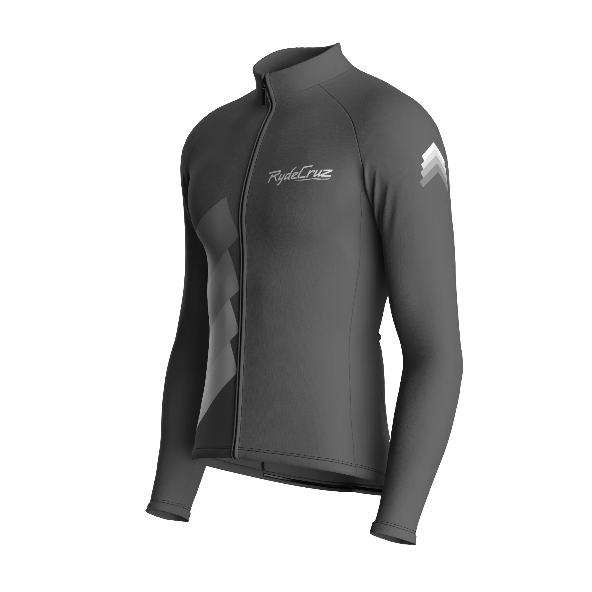 Synth Wave | Ash Gray Male Long Sleeves Jersey