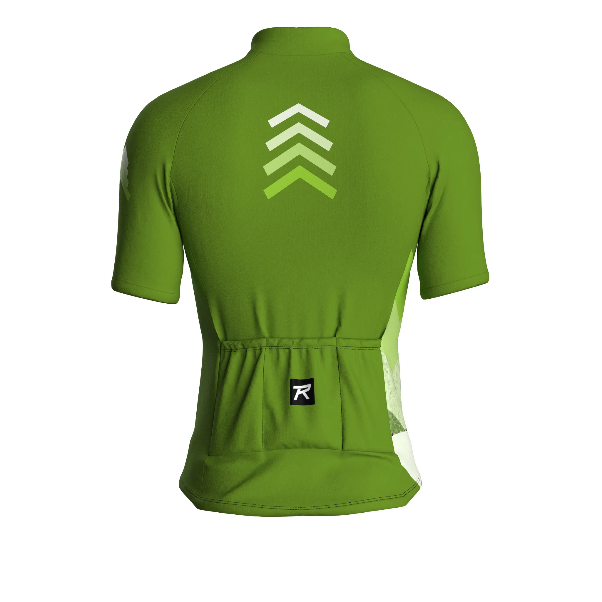 Synth Wave | Khaki Green Male Short Sleeves Jersey