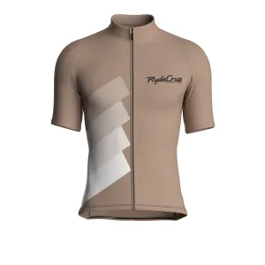 Synth Wave | Warm Taupe Male Short Sleeves Jersey