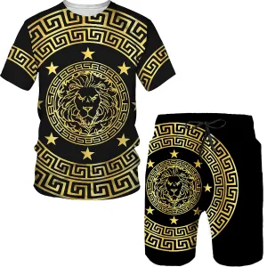 T-shirt & Shorts Set, Streetwear Sportswear