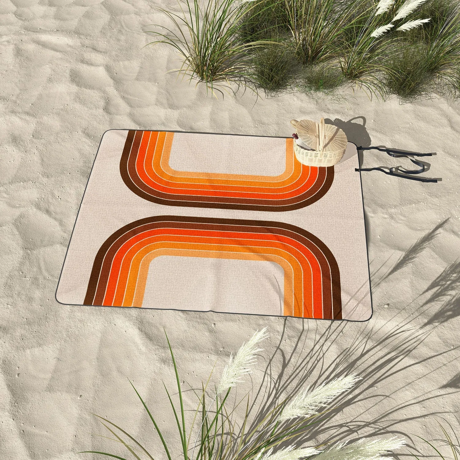 Tan Tunnel Picnic Blanket