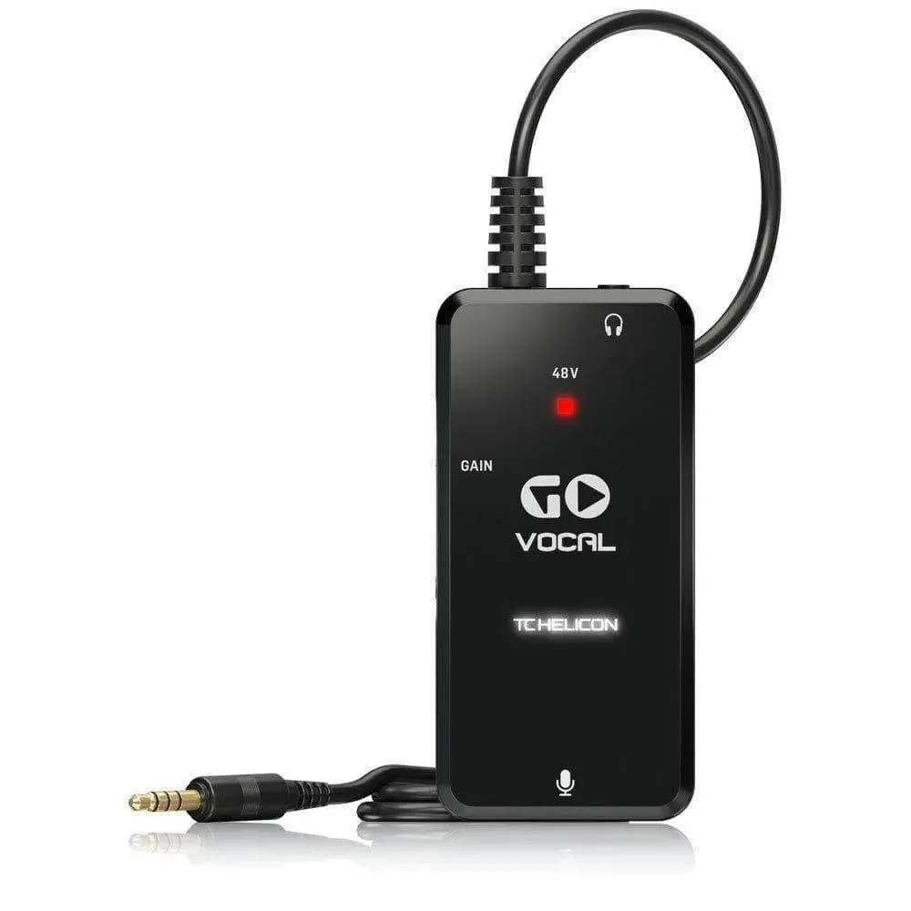 TC Helicon GO VOCAL Microphone Preamp Audio Interface