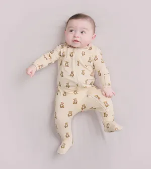 Teddy Bears Zippered Footy