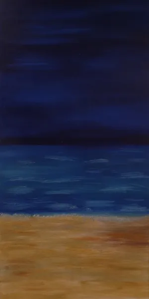 the beach at night