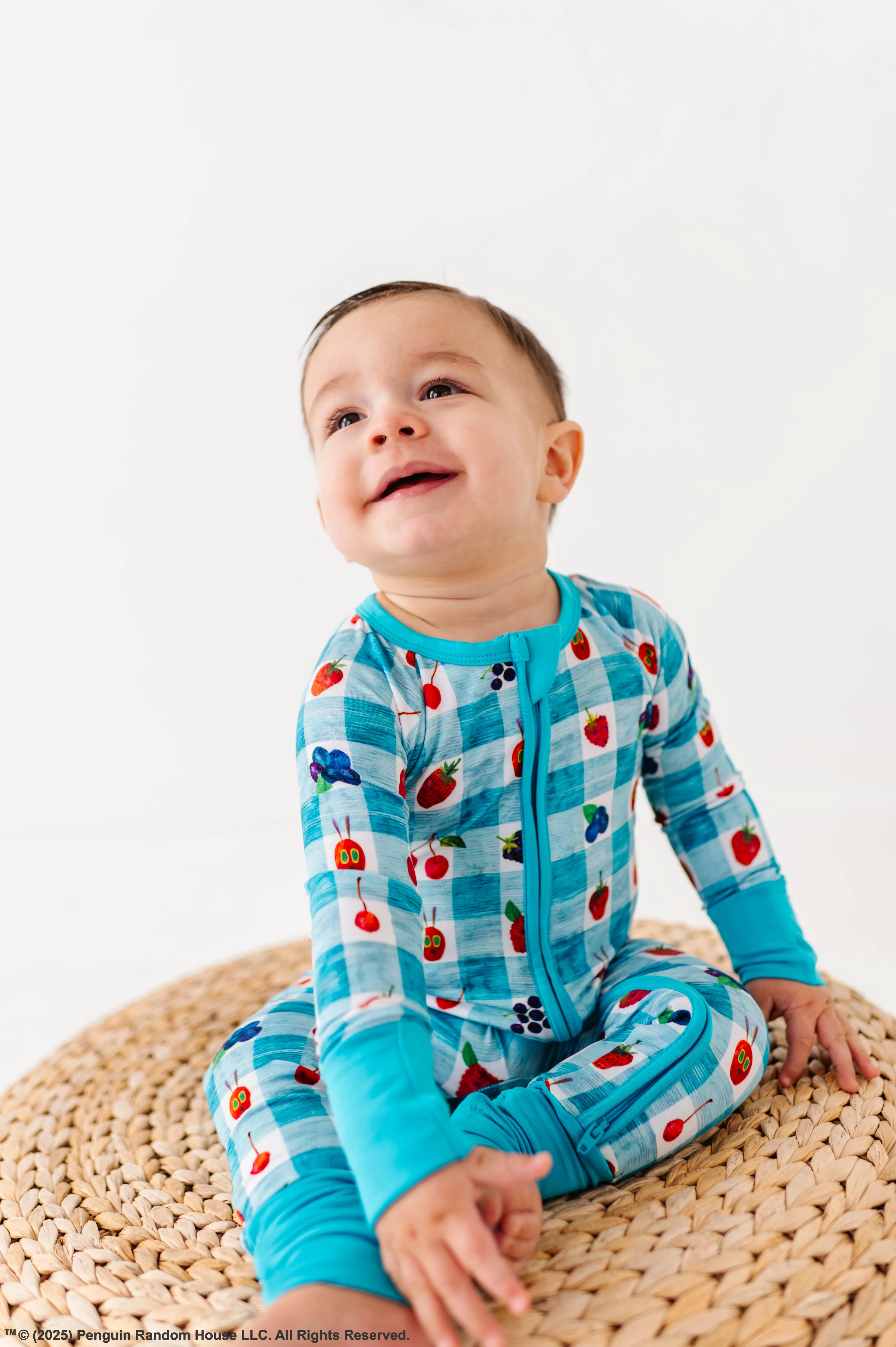 The Sleepy Sloth The World of Eric Carle™ Garden Picnic Print Zip Jammies Convertible Romper
