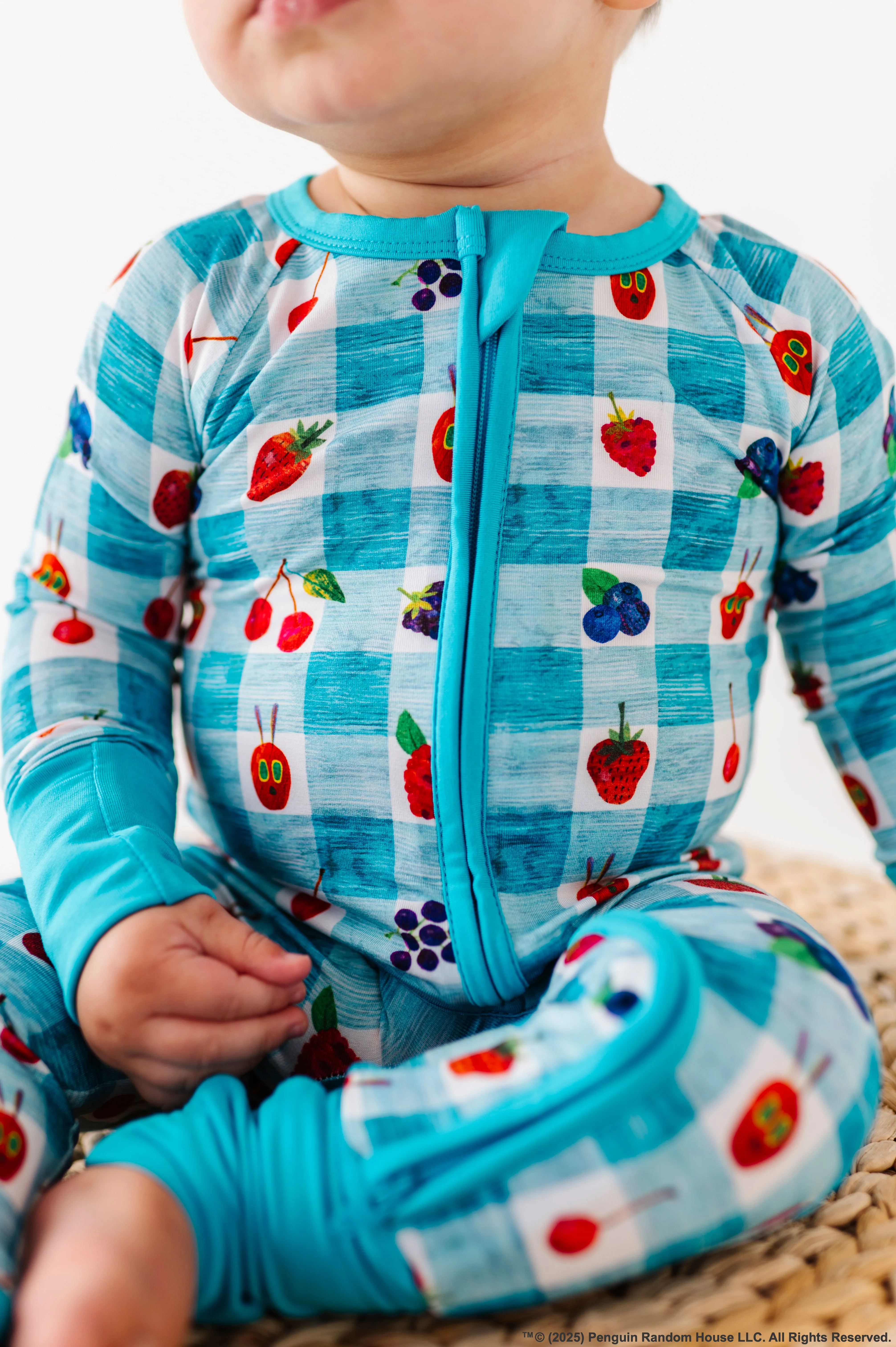 The Sleepy Sloth The World of Eric Carle™ Garden Picnic Print Zip Jammies Convertible Romper
