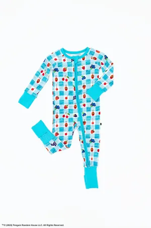 The Sleepy Sloth The World of Eric Carle™ Garden Picnic Print Zip Jammies Convertible Romper