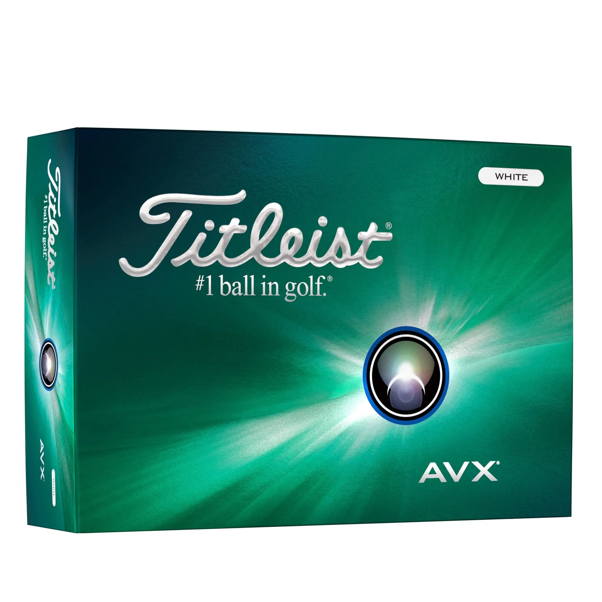 Titleist 2024 AVX Pelotas de golf blancas, paquete de 12