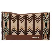 TK36001-6162-370-33X38-Tan/Gold Saddle Pad Synergy Contoured Performance