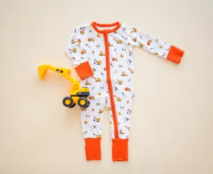 Tool Time Zippered Romper