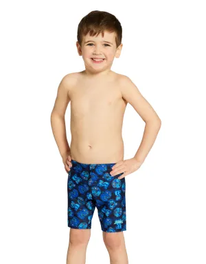 Tots Boys Fontopia Mid Swim Jammer - Blue