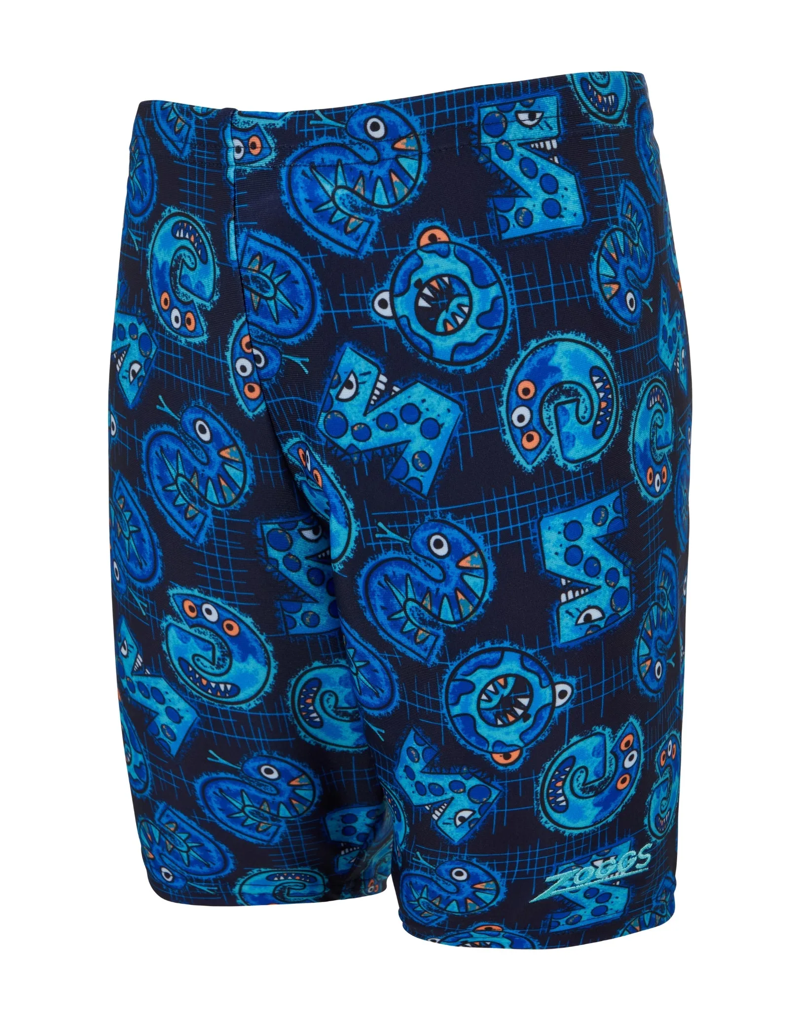 Tots Boys Fontopia Mid Swim Jammer - Blue