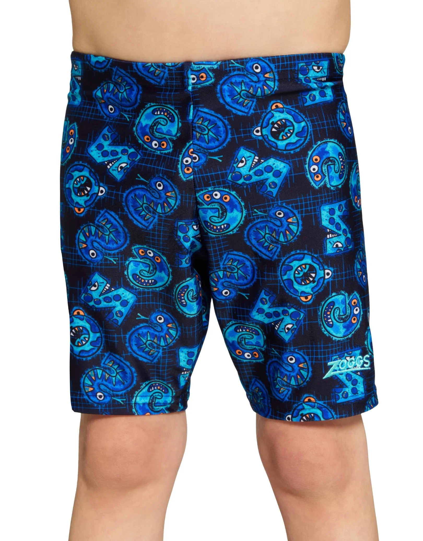 Tots Boys Fontopia Mid Swim Jammer - Blue