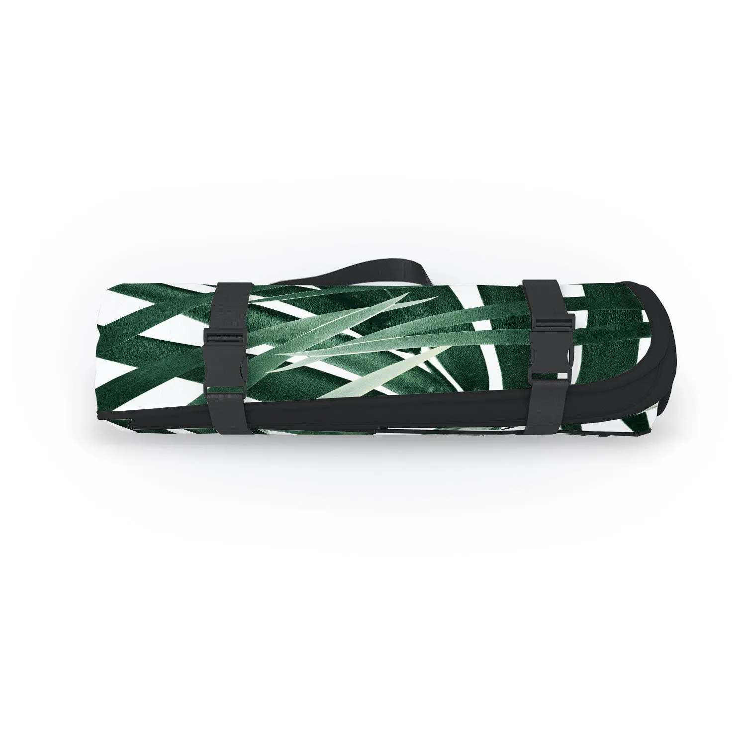 Tropical Jungle Leaves 4 Picnic Blanket