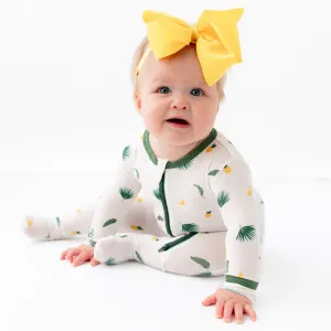 Tropical Palms Zippered Footie