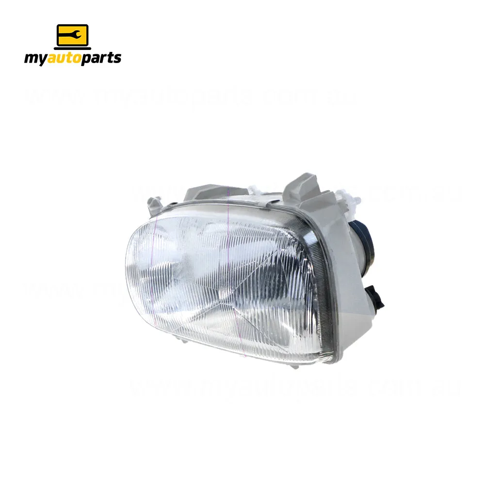 Twin Reflector Head Lamp Passenger Side Certified Suits Volkswagen Golf GTi MK 3 1994 to 1998