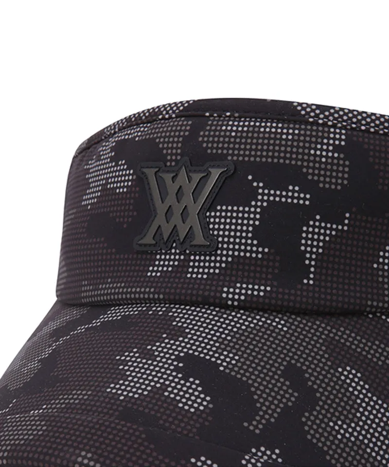Unisex Dot Camo Visor - Black