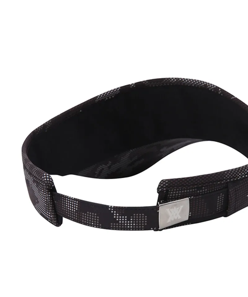Unisex Dot Camo Visor - Black