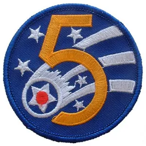 US Military USAF 5th Air Division Patch