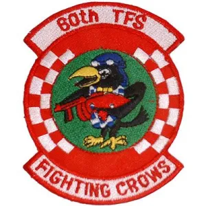 US Military USAF 60th TFS Fighting Crows Patch